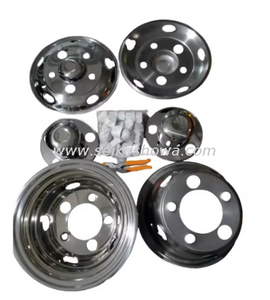 16 Inch 304 Stainless Steel Wheel Cover | 5 Lugnuts 5 Handholes Fit for Sprinter PCD203 - China Distributor