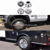 19.5 Polished Stainless Steel Dual Wheel Simulator Dual Wheel Cover Bolts Hub Caps Fits for Ford