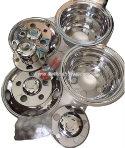 16-Inch Mini Bus Stainless Steel Wheel Cover for Toyota & Mitsubishi Premium Finishing